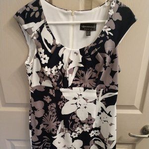 Connected Apparel Floral Sheath Dress Size 10